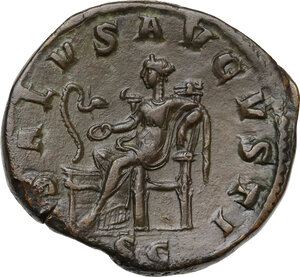 reverse: Maximinus I (225-238).. AE Sestertius, Rome mint