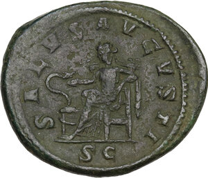 reverse: Maximinus I (225-238).. AE As, Rome mint