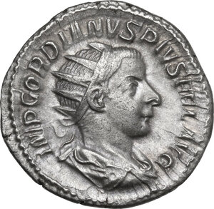 obverse: Gordian III (238-244).. AR Antoninianus, 241-243 AD