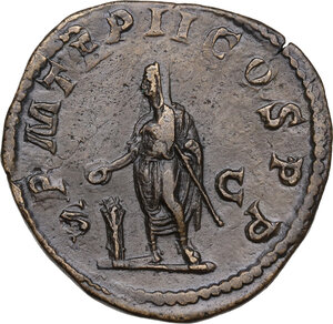 reverse: Gordian III (238-244 AD).. AE Sestertius, 240 AD