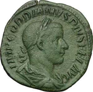 obverse: Gordian III (238-244 AD).. AE Sestertius, 4th issue