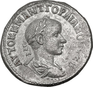 obverse: Gordian III (238-244 ).. AR Tetradrachm. Antioch mint, Seleucis and Pieria,