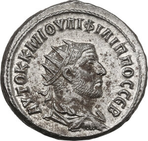 obverse: Philip I (244-249).. BI Tetradrachm. Syria, Antiochia ad Orontem mint, 247 AD