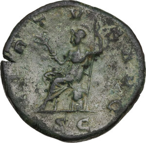 reverse: Trajan Decius (249-251).. AE Sestertius, Rome mint