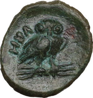 reverse: Southern Lucania, Heraclea. AE 14 mm. c. 276-250 BC