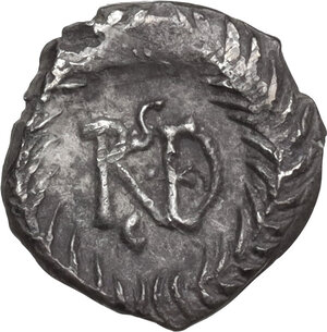 reverse: Ostrogothic Italy, Amalasuntha (534-535).. AR Quarter Siliqua in the name of Justinian I, Ravenna mint