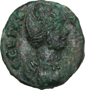 obverse: Ostrogothic Italy. Municipal bronze coinage of Ravenna. AE Decanummium, struck c. 536-554