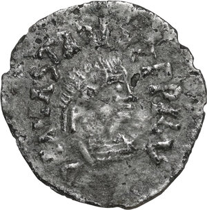 obverse: The Gepids in Sirmium.. Imitative AR Quarter Siliqua in the name of Anastasius I (491-518)