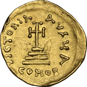 reverse: Constans II (641-668) . AV Solidus, Constantinople mint