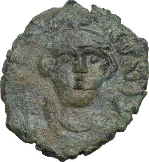 obverse: Constans II (641-668).. AE Follis, 642-643, Syracuse mint