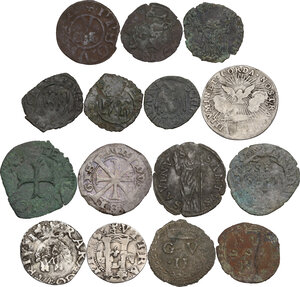 reverse: Lotto di quindici (15) monete di varie zecche ed epoche da classificare