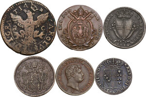 obverse: Italia. Lotto multiplo di sei (6) monete da calssificare