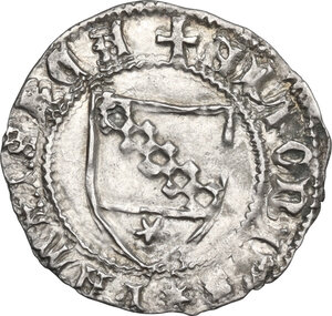 obverse: Aquileia.  Antonio II Panciera (1402-1411).. Denaro