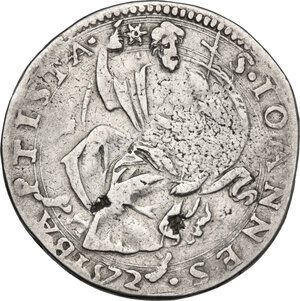 reverse: Firenze.  Cosimo I de  Medici (1537-1574). Testone 1572