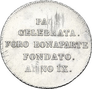 reverse: Milano.  Repubblica Cisalpina (1800-1802). 30 Soldi A. IX (1801)