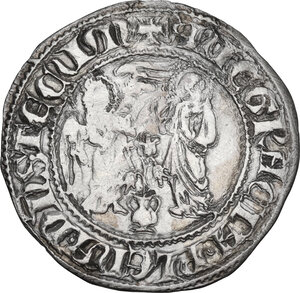 reverse: Napoli.  Carlo II d Angiò (1285-1309).. Saluto