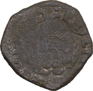 reverse: Napoli.  Filippo IV di Spagna (1621-1665).. Tornese 1622