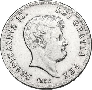 obverse: Napoli.  Ferdinando II di Borbone (1830-1859). 60 grana o mezza piastra 1858
