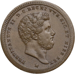 obverse: Napoli.  Ferdinando II di Borbone (1830-1859). 2 tornesi 1843