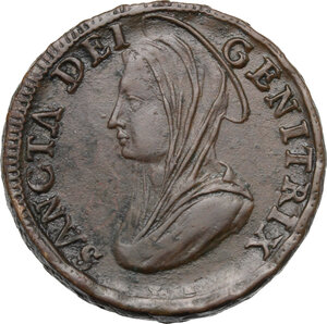 reverse: Perugia.  Pio VI (1775-1799), Giovanni Angelo Braschi. Madonnina da 5 baiocchi 1797, sigle T M
