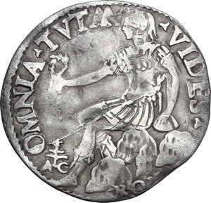 reverse: Roma.  Giulio III (1550-1555), Giovanni Maria de  Ciocchi del Monte.. Giulio