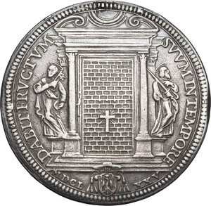 reverse: Roma.  Clemente X (1670-1676), Emilio Bonaventura Altieri. Piastra 1675 per l Anno Santo