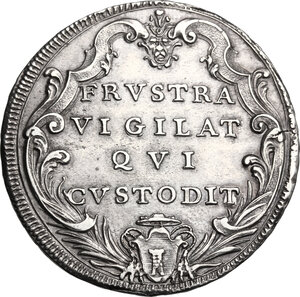 reverse: Roma.  Clemente XII (1730-1740), Lorenzo Corsini.. Mezza Piastra A. V