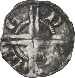 reverse: Amedeo V (1285-1323).. Obolo di Piemonte o maglia, Susa