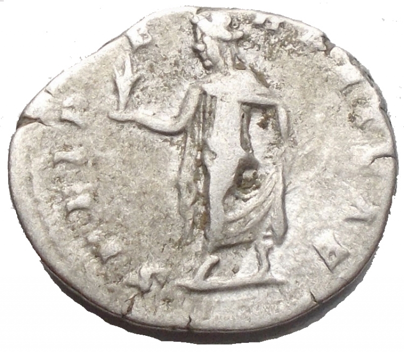 reverse: Impero Romano - Caracalla Cesare 196-198. Denario Ar. r/ SPEI PERPETUAE. gr 3,17. qBB

