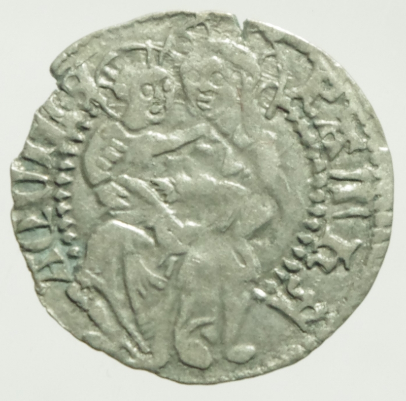 reverse: Zecche Italiane. Aquileia. Ludovico Tech. 1412-1439. Denaro. B. 191. MI.Peso 0,60 gr. qSPL.