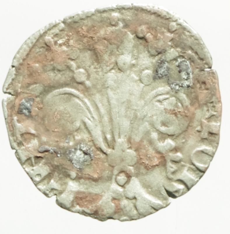 reverse: Zecche Italiane.Firenze repubblica.Quattrino.Ag.Peso 0,80 gr.Diametro 19 mm.BB