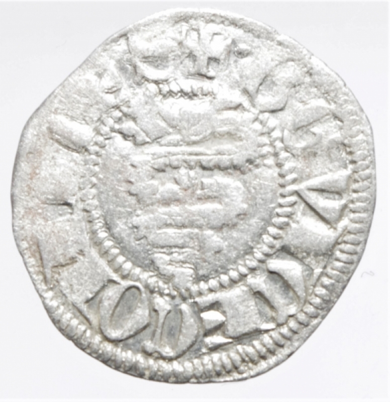 obverse: Zecche Italiane.Milano. Bernab e Galeazzo Visconti (1354-1378). Sesino. D\ Croce patente R\Biscione.Cr. 5. AG. g. 1.00. BB+