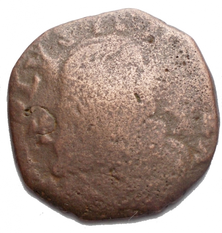 obverse: Zecche Italiane - Napoli Carlo II di Spagna (1674-1700).GranoAE. 6,56 gr.MB-qBB