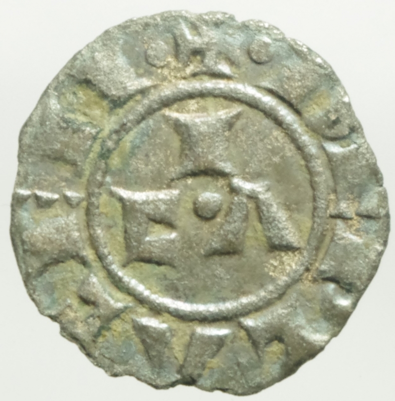 reverse: Zecche Italiane. Piacenza. Comune Corrado II. 1140-1313. Mezzano. Peso 0,67 gr. MIR 1108. BB.