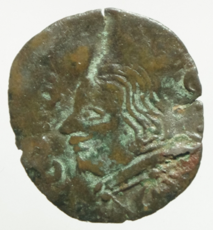 obverse: Zecche Italiane. Piombino. Nicol Ludovisi. 1634-1665. Quattrino. MI. D/ Ritratto a sinistra Cfr.Peso 0,70 gr.MIR 370 \ 3. qMB. R.
