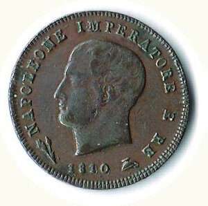 obverse: BOLOGNA - Napoleone - 3 Cent. 1810.