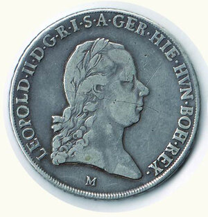 obverse: MILANO - Leopoldo II (1790-1792) - Crocione.