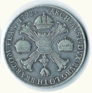reverse: MILANO - Leopoldo II (1790-1792) - Crocione.