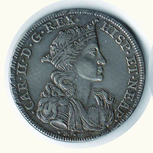 obverse: NAPOLI - Carlo II - 100 Grana 1693