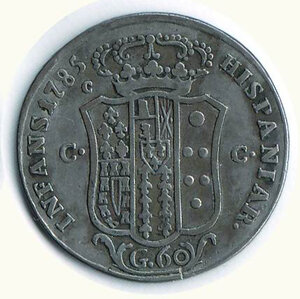 reverse: NAPOLI - Ferdinando IV - Mezza Piastra da  60 Gr. 1785