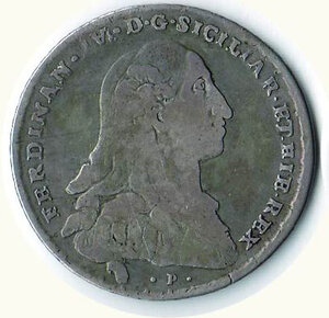 obverse: NAPOLI - Ferdinando IV - ½ Ducato da 50 Gr. 1784.