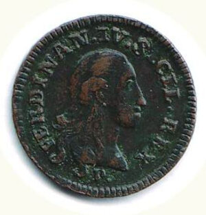 obverse: NAPOLI - Ferdinando IV - Tornese da 6 Cavalli 1792.