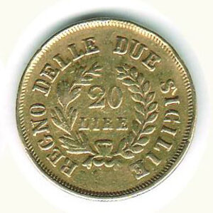 reverse: NAPOLI - Murat (1807-15) 20 lire 1813.