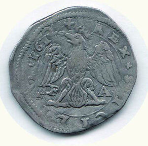 reverse: PALERMO -  Filippo III 1612 - 4 Tari sigle DFA.