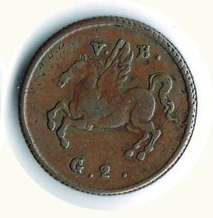 reverse: PALERMO - Ferdinando III - 2 Gr. 1814