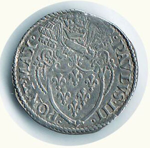 reverse: ROMA - Paolo III (1534-1549) - Grosso s.d. - MIR 871.