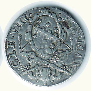 reverse: ROMA - Clemente VIII (1592-1605) - Testone s.d.