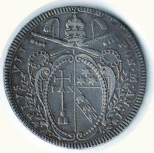 reverse: ROMA - Pio VII (1800-1823) - Scudo 1800 - Bordo intonso.