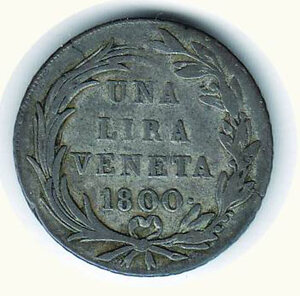 reverse: VENEZIA - Francesco II (1792-1800) - Lira Veneta 1800.