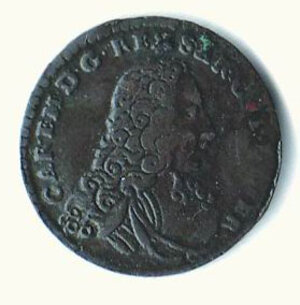 obverse: CARLO EMANUELE III - 2,6 Soldi 1735.